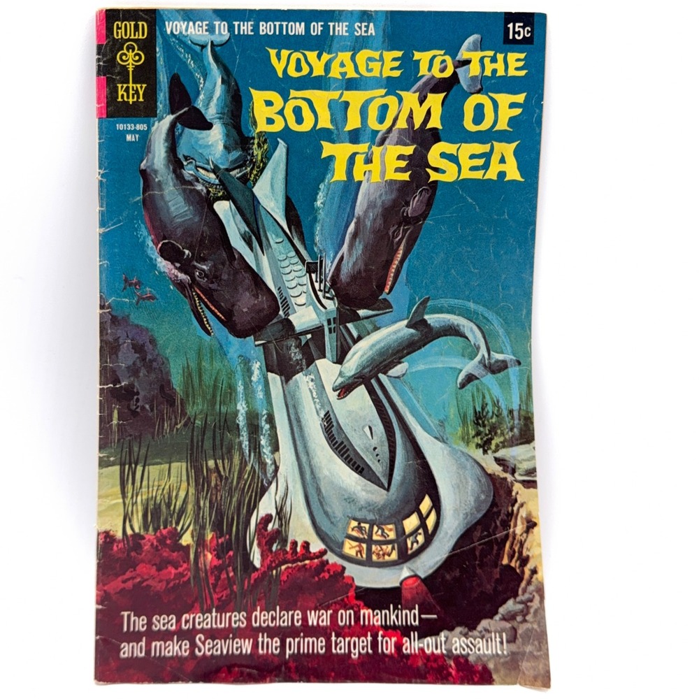 Gold Key Voyage to the Bottom of the Sea #16 May 1968 Comic Seaview TV Tie-In VG